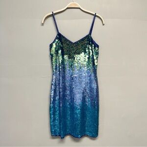 Sequined Adrianna Papell Evening Dress